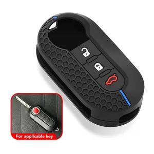 Custodia per chiave in Silicone per <span class=keywords><strong>Fiat</strong></span> Palio 500 Panda <span class=keywords><strong>Punto</strong></span> attraente Lancia Musa <span class=keywords><strong>Grande</strong></span> 500L Ducato portachiavi portachiavi per <span class=keywords><strong>auto</strong></span> - Product Image 6