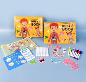 Libro occupato per bambini educazione della prima <span class=keywords><strong>infanzia</strong></span> struttura del corpo cognizione educazione precoce libro tranquillo libro occupato - Product Image 3