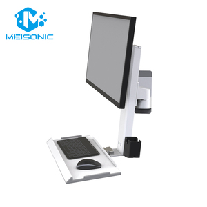 Klasik beyaz T8-MA00KB yeni duvara monte tıbbi monitör standı hasta monitör kolu için hastane alüminyum alaşım braketi - Product Image 1