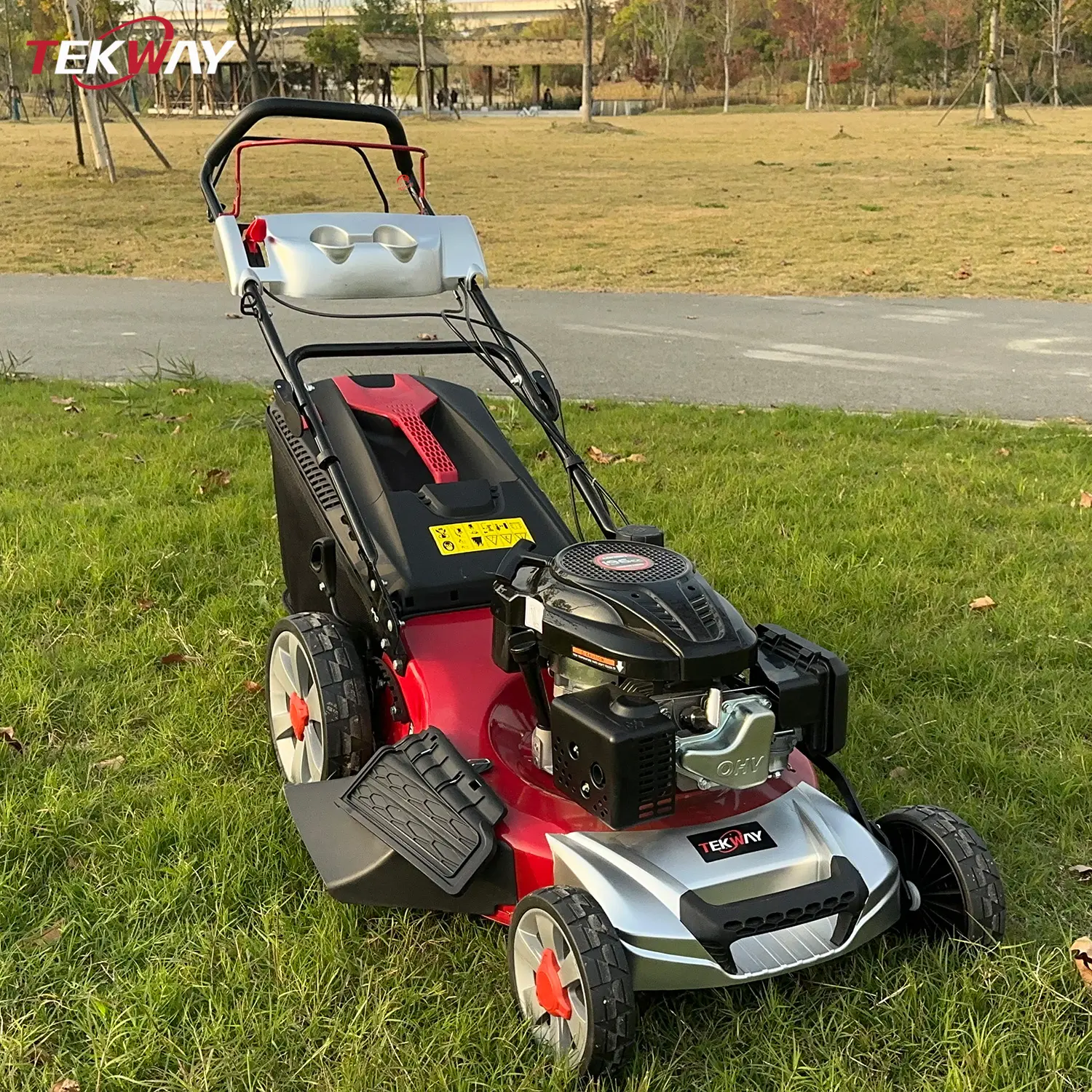 Tondeuse à gazon 4 en 1 20 pouces, prix d'usine avec moteur 6hp honda / Kohler / Briggs/Loncin, machine de coupe-herbe de 51cm