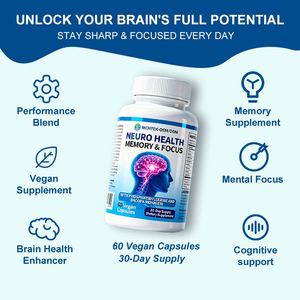 كبسولات مكمل غذائي لدعم الدماغ وتعزيز الإدراك، الأكثر مبيعًا، تحتوي على الفوسفاتيديل سيرين - Product Image 5