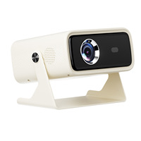 Mini projecteur LED portable R100, Android 11, 300 ANSI, 720 HD, décodage 4K, double WiFi, mise au point électrique, home cinéma, haut-parleurs intégrés