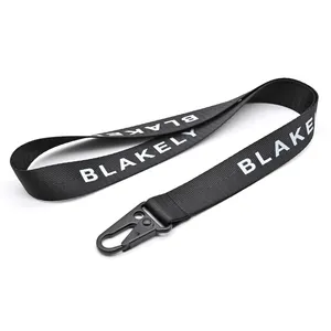YYX Promotional Neck Lanyards Polyester Nylon Sublimation Printed Logo Design Custom Lanyard With Logo Custom