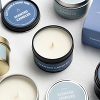 Bougie de luxe en cire de soja bio, classique, personnalisée, faite à la main, aromathérapie, parfum rose, longue durée, sans flamme, LED, pour la maison, style chinois