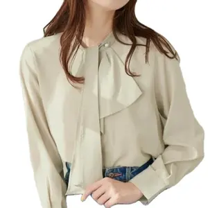 2024 Fashion High Quality Casual Lady Chiffon Elegant Tops Fashionable Women's Blouses & Shirts