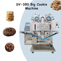 Machine à former des biscuits aux pépites de chocolat SV-380, équipement d'enrobage anti-colmatage pour la production commerciale de biscuits