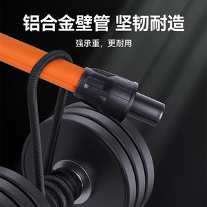 Mop de lavage de voiture Along The Way, en alliage d'aluminium, poils en chenille, manche courbé pour le nettoyage et le dépoussiérage des voitures - Product Image 4