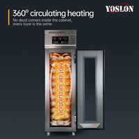 YOSLON pour usage commercial, machine à faire levage de la pâte à 18 plateaux, armoire de fermentation automatique à température et humidité constantes, boulangerie