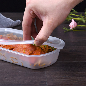 Xinyi Chuanghong Cantonese Japanese Style Lunch Box Rectangular Thickened Frosted Disposable <b>Microwave</b> Safe Packaging - Product Image 2