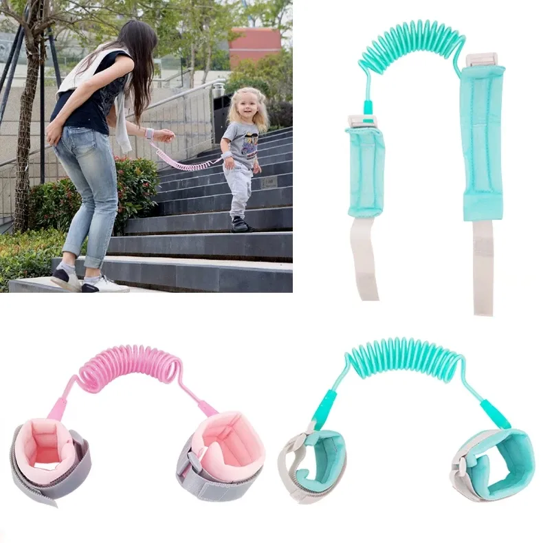 DDA166 Security Toddler Leash Rope Kids Safety Harness Wrist Link Outdoor Safety Walking Belt Baby Child Anti Lost Band