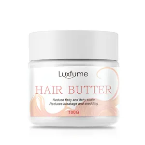 custom wholesale Paraben-Free Oil Anti-Frizz Hair Butter Treatment for Dry Hair