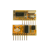RXC6 5V module récepteur de télécommande sans fil module de commutateur de télécommande à 4 voies super externe 315M 433M