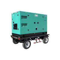 Generadores Diésel de 132Kva/120Kw/100Kva, Silenciosos, de Reserva, con Remolque y Control Remoto, de un Proveedor de Equipos de Emergencia