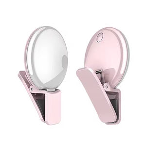 Lampe de beauté pour téléphone portable avec logo personnalisé rechargeable LED Camera Selfie Ring Light avec minuterie flexible Découpe de trou Design Flash - Product Image 6
