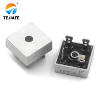 KBPC3504 400V monofásico 35A puente rectificador KBPC3506 600V 1000V Paquete de cable KBPC3510W puente rectificador-rectificadores altos