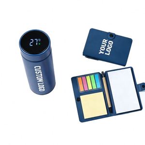 Bouteille d'eau isotherme personnalisée avec affichage de la température LED, cadeau promotionnel pour entreprise, 500 ml, avec logo - Product Image 1