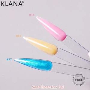 KLANA Neon Builder UV Gel Non Toxique Formule Vegan à Base d'Eau Écologique & Longue Durée pour Salon de Manucure Professionnel - Product Image 3