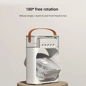 USB portátil de 3 velocidades 3-en-1 ventilador de refrigeración de escritorio 600ml <span class=keywords><strong>humidificador</strong></span> de espacio - Product Image 2