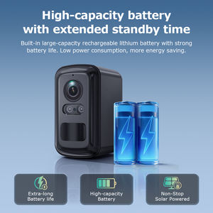 Meilleure <span class=keywords><strong>caméra</strong></span> <span class=keywords><strong>de</strong></span> <span class=keywords><strong>surveillance</strong></span> sans fil extérieure IP66 avec <span class=keywords><strong>batterie</strong></span> solaire mini, carte SIM 4G, audio bidirectionnel, IA, PIR, WIFI, CCTV, réseau - Product Image 3