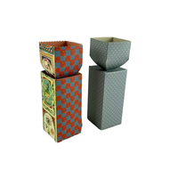 Boîtes à bonbons en papier kraft personnalisables pour les mariages et les anniversaires réutilisables avec revêtement UV et gaufrage pour le stockage d'expédition de bonbons