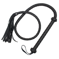 Fouet en cuir rouge et noir pour jeux sexuels, fouet long sexy pour couples, SM, BDSM, bondage, fessée, fouet de cheval, équipement de soumission, imperméable