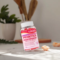 Gummies Probiotiques OEM/ODM pour Adultes, Adolescents, Femmes : Équilibre du pH, Contrôle des Odeurs, Santé Féminine, Soutien de la Flore Vaginale, Digestion