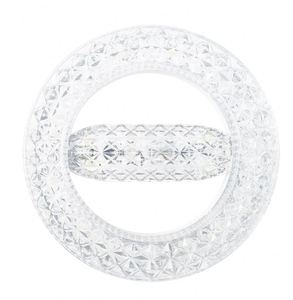 Paneles de Luz LED Aurora de Cristal, 18W 24W, 24cm 18cm, E27, Forma de Anillo, 3000K 4000K 6000K CCT, Blanco Cálido Suave, Blanco Neutro, 180mm - Product Image 1