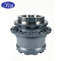 Boîte de vitesses de translation FTB 9080113 EX120-2, 14 trous supérieurs, 16 trous inférieurs, arbre moteur 23T pour réducteur final d'excavatrice Hitachi EX120-2, pièces OEM