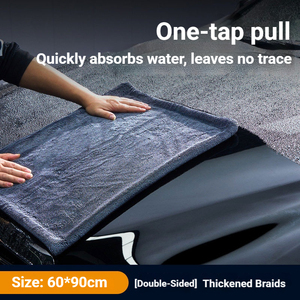 1/<span class=keywords><strong>2</strong></span> Piezas de Paño de Limpieza para Auto de Microfibra Súper Suave de 1600 GSM, Sin Encogimiento, Personalizado, de Doble Cara, 40*60/60*90cm, Toalla de Detallado - Product Image 6