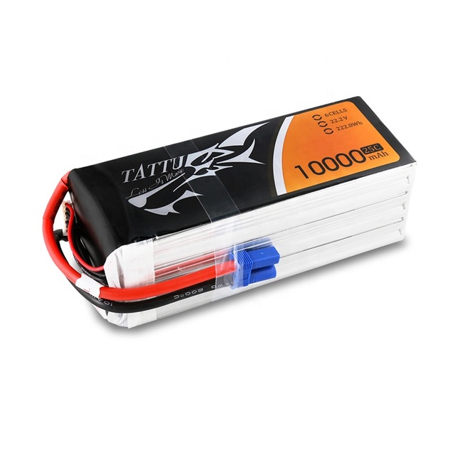 TATTU 8000mah 10000mah 6s 4s Lipo Battery 25c 22.2v 14.8v for Drone Battery m3 max drone