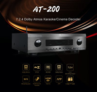 Sistem Dekoder AV Nirkabel ToneWinner 13-Saluran dengan Prosesor Dolby Atmos, Berbahan Aluminium Alloy untuk Home Theater dan Karaoke