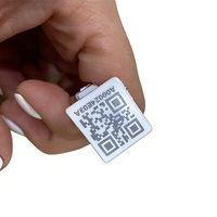 Mini-étiquette RFID NFC HF 13,56 MHz ISO18000-6C pour l'identification et la gestion des animaux, taille réglable, étanche, avec code QR, pour anneau de patte