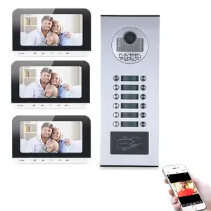 Factory Supplier 7 Inch Touch Screen Fhd Video Doorphone Intercom System For Villa