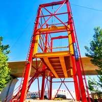 Plateforme de levage pour la construction de ponts et de grues, avec palan de 30 tonnes pour véhicules lourds/camions malaxeurs à béton