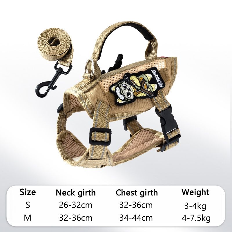 ลายพราง + สายจูง1.5M