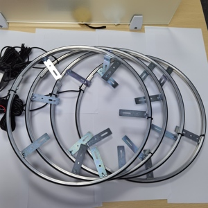 ADT 4-en-1 16'' DC12V Bande LED RGB pour jantes de voiture, contrôle par application, clignotant, feu stop, effet de poursuite des couleurs sans fil - Product Image 4