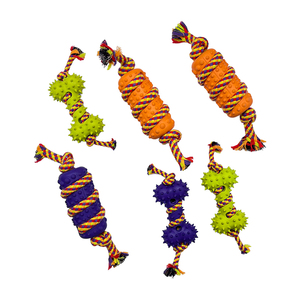 ハードと咬傷に強いチュー犬のおもちゃインタラクティブゴムロープペットおもちゃ - Product Image 2