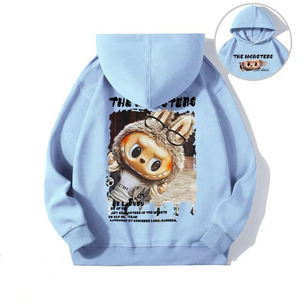 Collezione Autunno Inverno 2025, Fornitore all'Ingrosso, Popolare Felpa con Cappuccio Unisex, Ampia e ad Asciugatura Rapida, con Stampa Cartoon in Maglia - Product Image 3