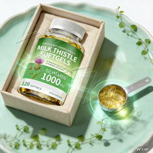 Gélules de chardon-Marie 200 mg de silymarine flavonoïdes Formule optimale équilibrée Transparence totale Qualité rigoureuse certifiée - Product Image 1