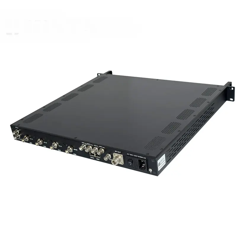 Modulador de cabecera SFN MIP DVB T2 ASI Modulador de IP a RF Salida DVB-T/T2