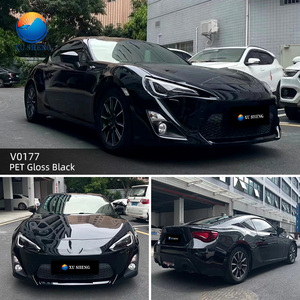 Film d'emballage de voiture en vinyle PET, film d'emballage de voiture, autocollants en vinyle brillant PET Ultra brillant <span class=keywords><strong>Nardo</strong></span> gris - Product Image 3