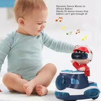 Robot jouet en plastique dansant et dansant avec musique et lumières, cadeaux pour enfants unisexe, modèle MILI 88174A