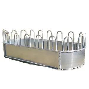 Customized Hot-Sale Heavy Duty Galvanized Round Cattle Hay Feeder Livestock Equipment