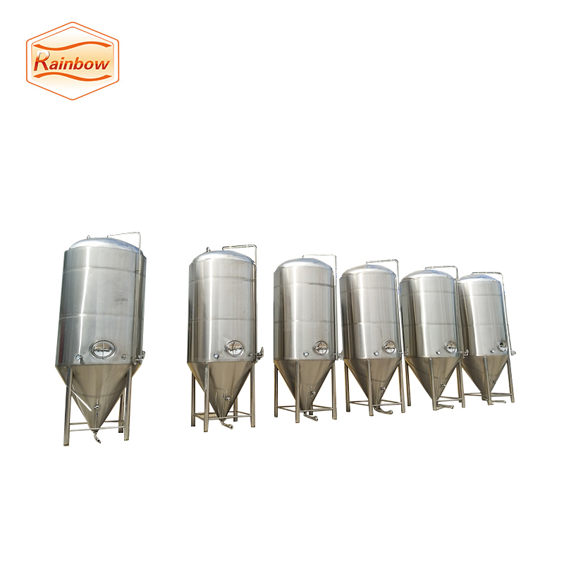 Cuve de fermentation de bière en acier inoxydable de contrôle PID/PLC plat de Fossette veste De Refroidissement