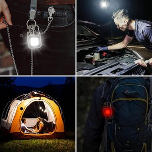 Mini Linterna Táctica LED COB Portátil, Linterna de Llavero de Aleación de Aluminio, Recargable, Impermeable, Magnética, de Alto Lumen, para Camping - Product Image 5