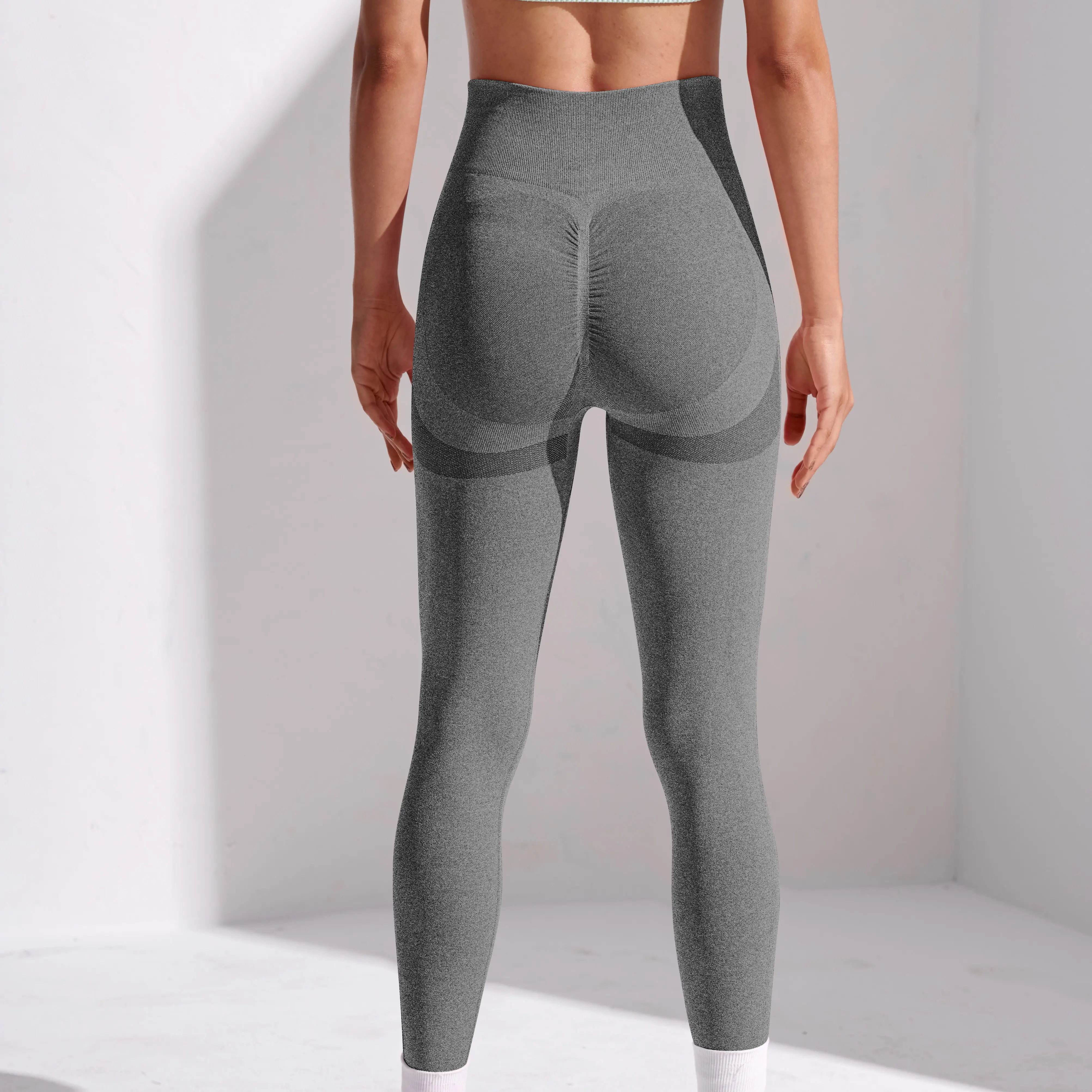 Penjualan laris pakaian Gym wanita angkat bokong celana kebugaran Push Up latihan Legging