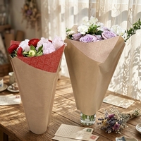 Sac en papier kraft biodégradable à dessus plié pour la décoration florale, usage agricole, origine Hubei