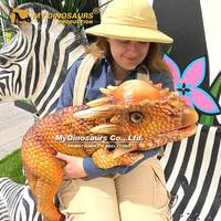 MY Dino FDH009 - Dinosaure animatronique Stygimoloch pour Halloween - Marionnette faite à la main - En vente