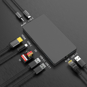 Tùy Chỉnh OEM 9 Trong <span class=keywords><strong>1</strong></span> <span class=keywords><strong>USB</strong></span> Type-C Hub Pcie HubPowered Giao Hàng <span class=keywords><strong>USB</strong></span> C Dock Docking Station Với SSD Slot Đối Với Macbook - Product Image 3