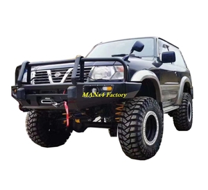 Pare-buffle avant en acier de qualité supérieure avec support de treuil pour Patrol Y61 <span class=keywords><strong>97</strong></span>-04 GU - Product Image 2